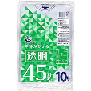 日本技研工業 TN-2 透明45L/10P 