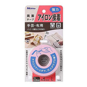 ニトムズ アイロン接着テープ強力タイプ 0.026mmX5mmX5m アイロンセッチャクテーフキョウリョクタイ ニトムズ アイロン接着テープ強力タイプ 0.026mmX5mmX5m アイロンセッチャクテーフキョウリョクタイ