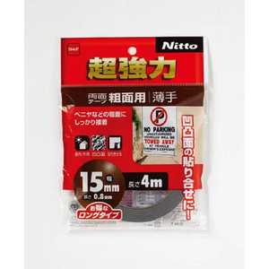 ニトムズ 超強力両面テープ粗面用薄手15×4 T4602 ニトムズ 超強力両面テープ粗面用薄手15×4 T4602