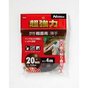ニトムズ 超強力両面テープ粗面用薄手20×4 T4603 ニトムズ 超強力両面テープ粗面用薄手20×4 T4603
