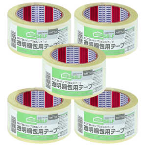 ニトムズ NET透明梱包用テープ NO.3303 50mm×50m 5巻入り NETﾄｳﾒｲｺﾝﾎﾟｳﾖｳﾃｰﾌﾟN