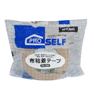 ニトムズ 布粘着テープ 75mm×25m No.750 ヌノネンチャクテープ75mm25 ニトムズ 布粘着テープ 75mm×25m No.750 ヌノネンチャクテープ75mm25