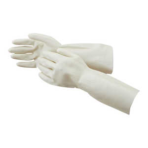 ダンロップ シンプルカラーズ ゴム手袋 9735 ホワイト M STBK902