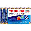 東芝　TOSHIBA ｢単4形乾電池｣アルカリ乾電池 ｢IMPULSE(インパルス)8本｣ LR03H8MP
