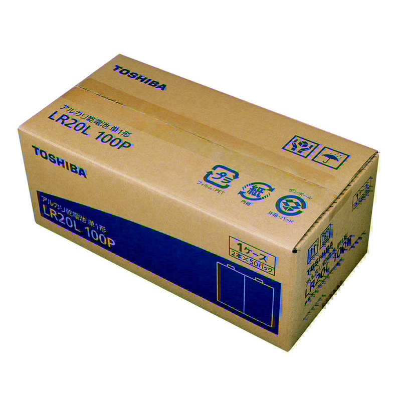 東芝　TOSHIBA 東芝　TOSHIBA LR20L 100P 単1電池 [100本 /アルカリ] LR20L100P LR20L100P