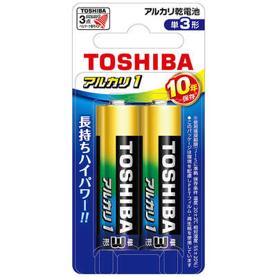 東芝 TOSHIBA 単3乾電池 [アルカリ1/2本] LR6AN 2BP の通販 - カテゴリ