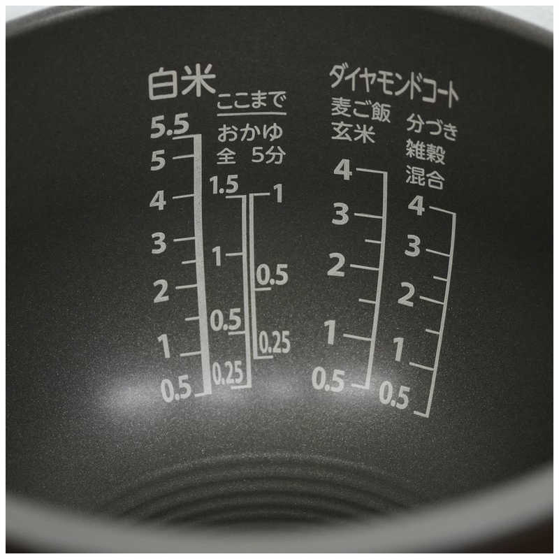 東芝　TOSHIBA 東芝　TOSHIBA 【アウトレット】炊飯器 5.5合 炎匠炊き 真空圧力IH グランブラック RC-10ZWTK RC-10ZWTK
