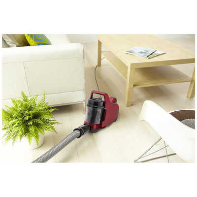 東芝 TOSHIBA キャニスター掃除機 サイクロン式 グランレッド VC