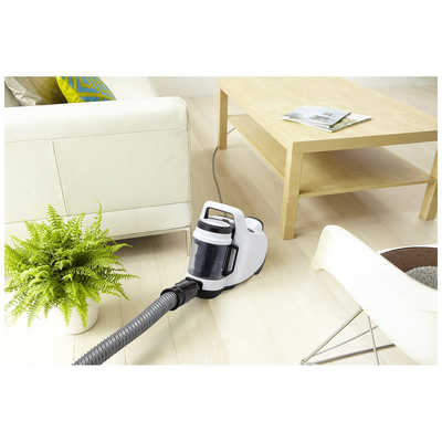 東芝 TOSHIBA キャニスター掃除機 サイクロン式 ホワイト VC-CF21A-W