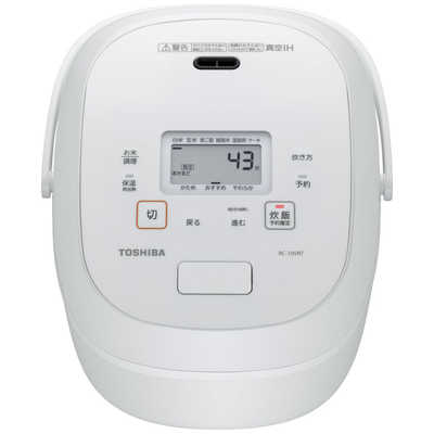 東芝 TOSHIBA 【アウトレット】炊飯器 5.5合 炎匠炊き ホワイト IH RC