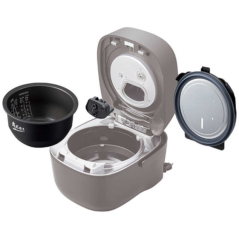 東芝　TOSHIBA 東芝　TOSHIBA 【アウトレット】炊飯器 5.5合 炎匠炊き 真空圧力IH グランホワイト RC10VXTW RC10VXTW