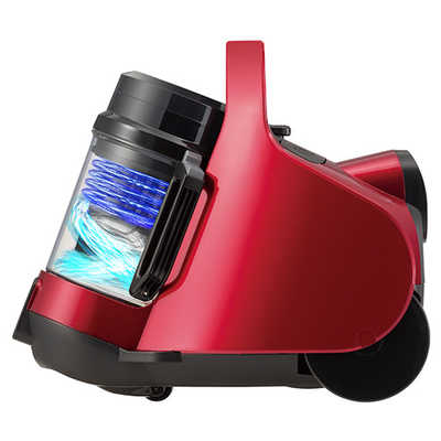 東芝 TOSHIBA キャニスター掃除機 サイクロン式 グランレッド VC-CF32