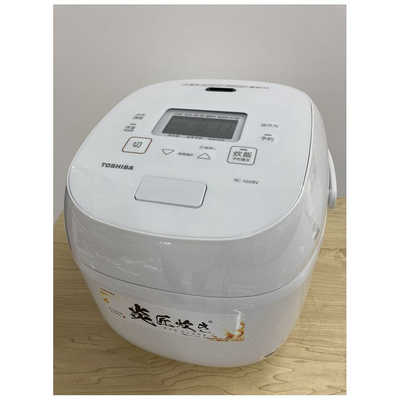 東芝 TOSHIBA 炊飯器 5.5合 炎匠炊き 真空IH グランホワイト RC-10VRV
