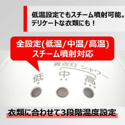 東芝 TOSHIBA 衣類スチーマー ホワイト［ハンガーショット機能