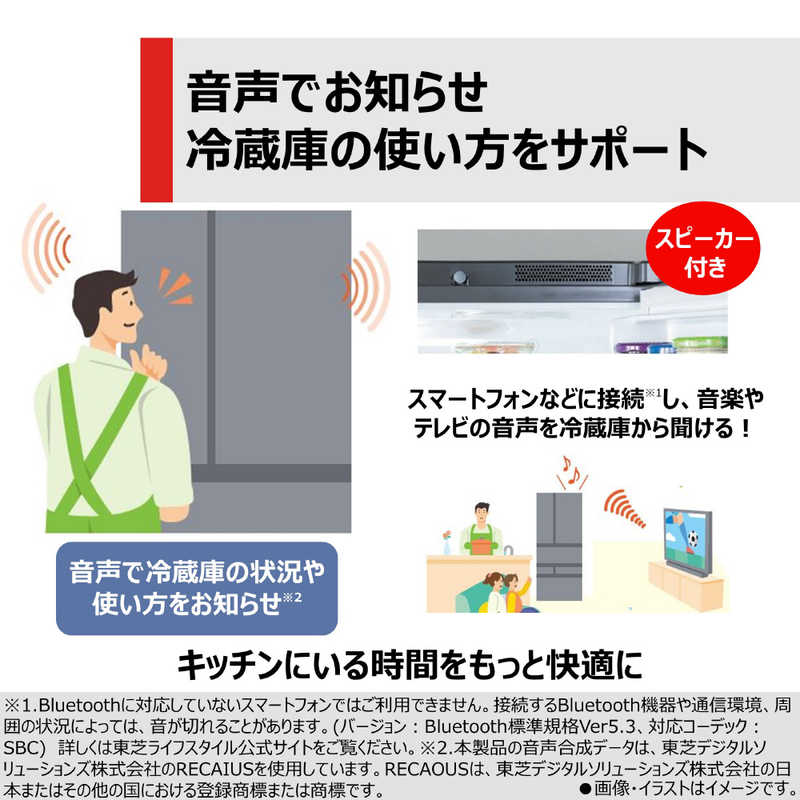 東芝　TOSHIBA 東芝　TOSHIBA 冷蔵庫 6ドア プレミアムVEGETAベジータ FZSシリーズ 幅65cm 507L フレンチドア(観音開き) GR-W510FZS-TH フロストグレージュ GR-W510FZS-TH フロストグレージュ