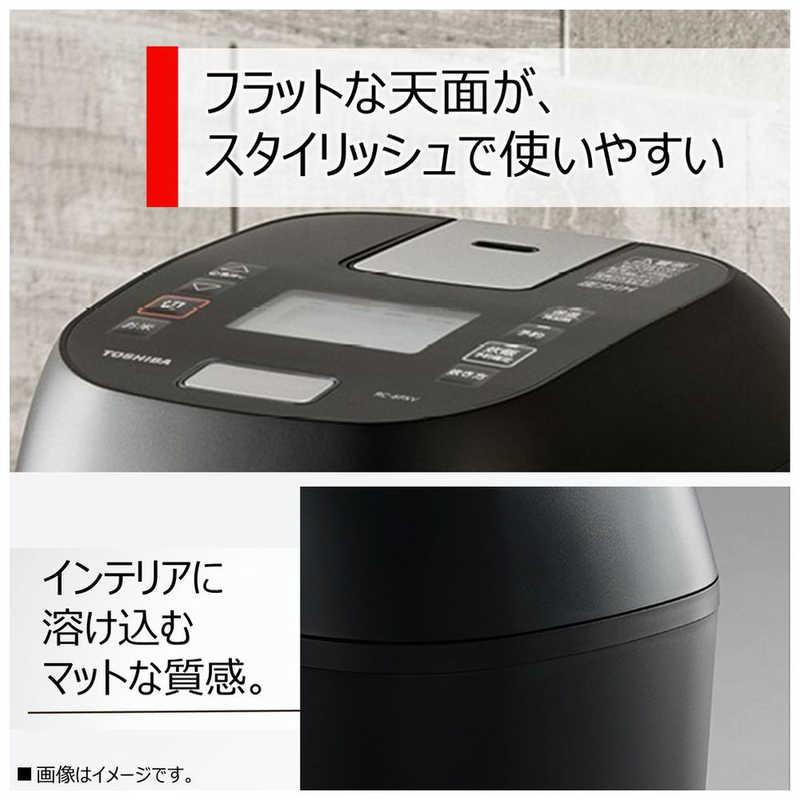 東芝　TOSHIBA 東芝　TOSHIBA 炊飯器 3.5合 圧力IH ブラック RC-6PXV-K RC-6PXV-K