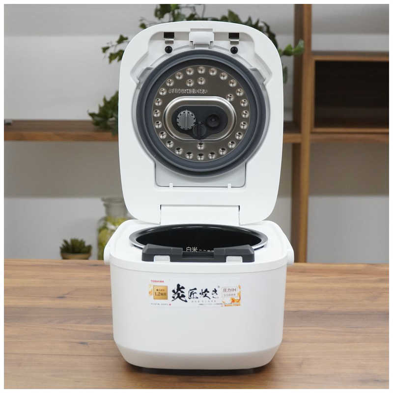 東芝　TOSHIBA 東芝　TOSHIBA 炊飯器 3.5合 圧力IH ホワイト RC-6PXV-W RC-6PXV-W