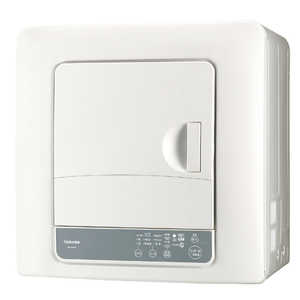 東芝 TOSHIBA 衣類乾燥機 ［乾燥容量4.5kg /電気式(50Hz/60Hz共用)］ ピュアホワイト ED-45A4-W