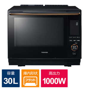 東芝 TOSHIBA 過熱水蒸気オーブンレンジ 石窯ドーム ［30L］ グランブラック ER-D5000A-K