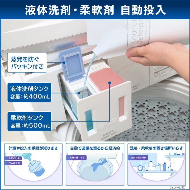 東芝　TOSHIBA 東芝　TOSHIBA 全自動洗濯機 洗濯9.0kg グランホワイト AW-9DP4-W AW-9DP4-W