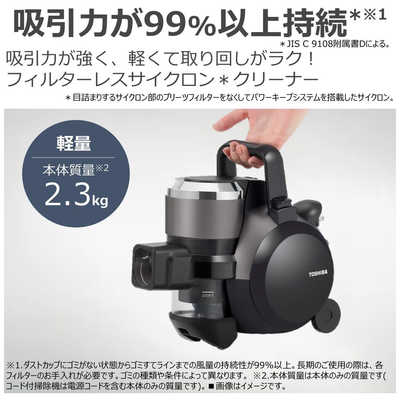 （本日限定価格）TOSHIBA VC S650X キャニスター掃除機 本体 東芝 サイクロン式クリーナー VC-S650X