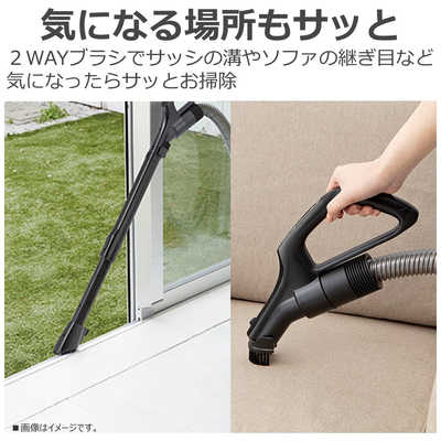 東芝 TOSHIBA キャニスター掃除機 サイクロン式 ストームグレー VC