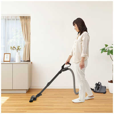 東芝 TOSHIBA キャニスター掃除機 サイクロン式 ストームグレー VC