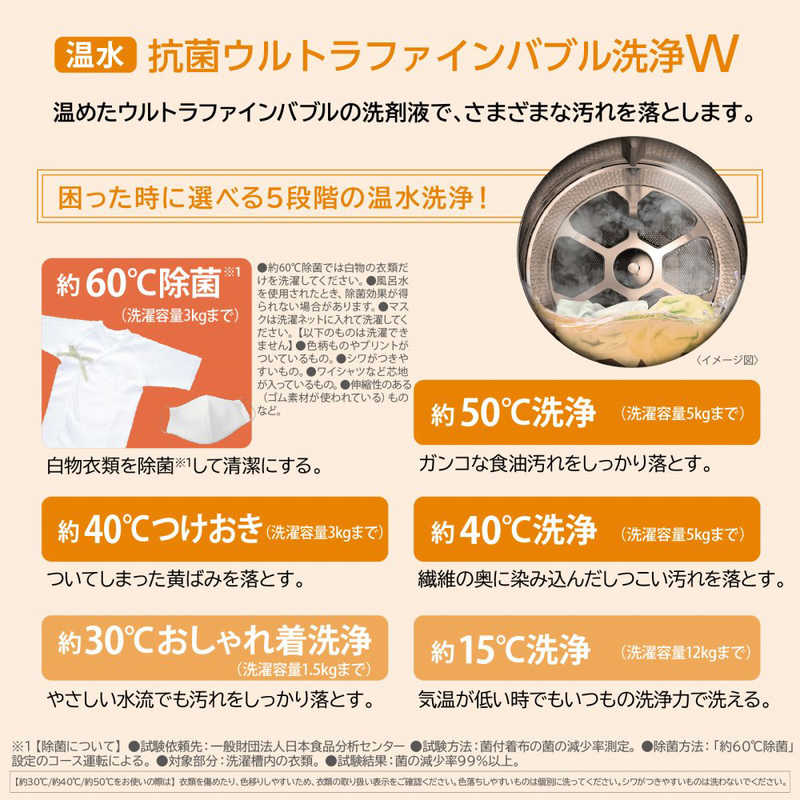 東芝　TOSHIBA 東芝　TOSHIBA ドラム式洗濯乾燥機 ZABOON 洗濯12.0kg 乾燥7.0kg ヒートポンプ乾燥 (左開き) グランホワイト TW-127XH4L-W TW-127XH4L-W