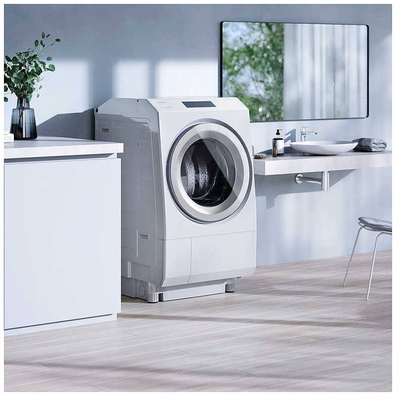 東芝　TOSHIBA 東芝　TOSHIBA ドラム式洗濯乾燥機 ZABOON 洗濯12.0kg 乾燥7.0kg ヒートポンプ乾燥 (右開き) グランホワイト TW-127XP4R-W TW-127XP4R-W