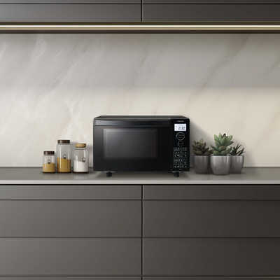 東芝 TOSHIBA オーブンレンジ 18L フラット ブラック ER-40A(K