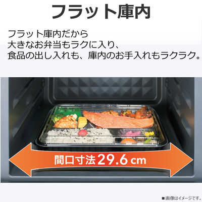 東芝 TOSHIBA オーブンレンジ 18L フラット ブラック ER-40A(K
