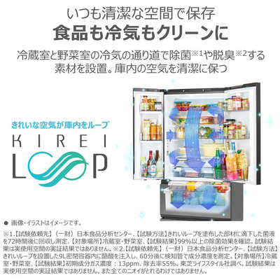 東芝 TOSHIBA 冷蔵庫 6ドア 595L フレンチドア(観音開き) VEGETA