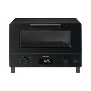 東芝 TOSHIBA オーブントースター 1400W/食パン2枚 ブラック HTR-W7-K