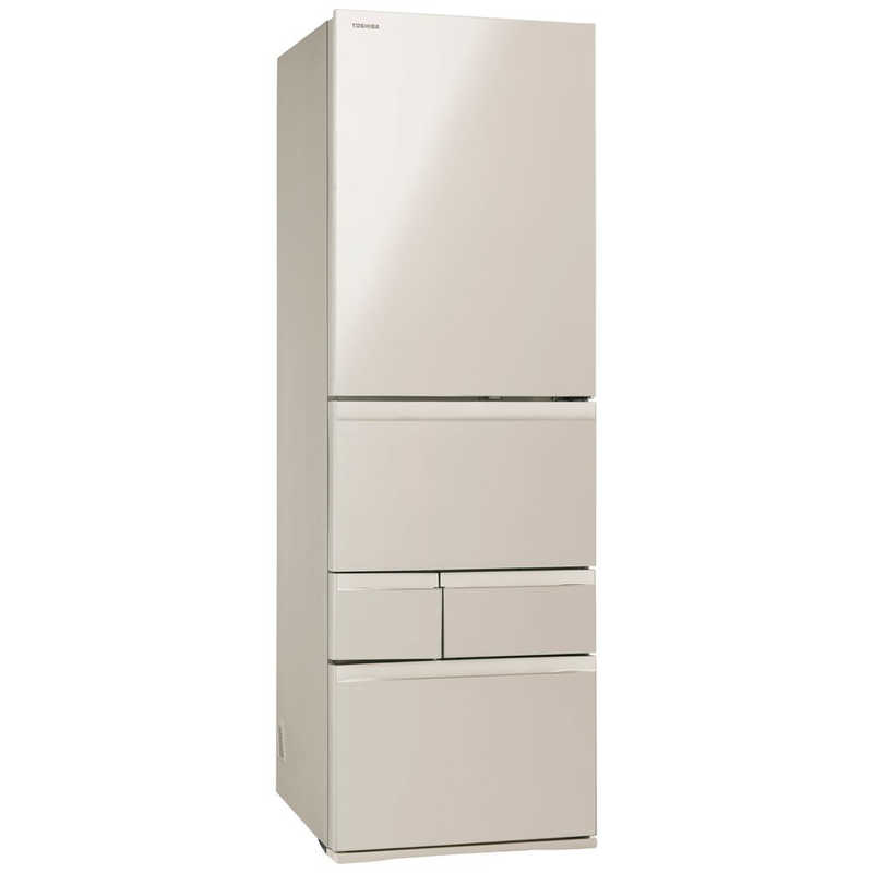 東芝　TOSHIBA 東芝　TOSHIBA 冷蔵庫 5ドア 幅60cm 465L VEGETA(ベジータ)GSKシリーズ 左開きタイプ サテンゴールド GR-W470GSKL-EC GR-W470GSKL-EC