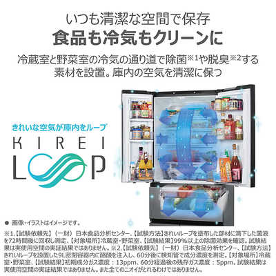東芝　TOSHIBA 冷蔵庫 VEGETA (ベジータ) まんなか野菜室 GZシリーズ 5ドア 右開き 501L GR-U500GZ-ZH  アッシュグレージュ