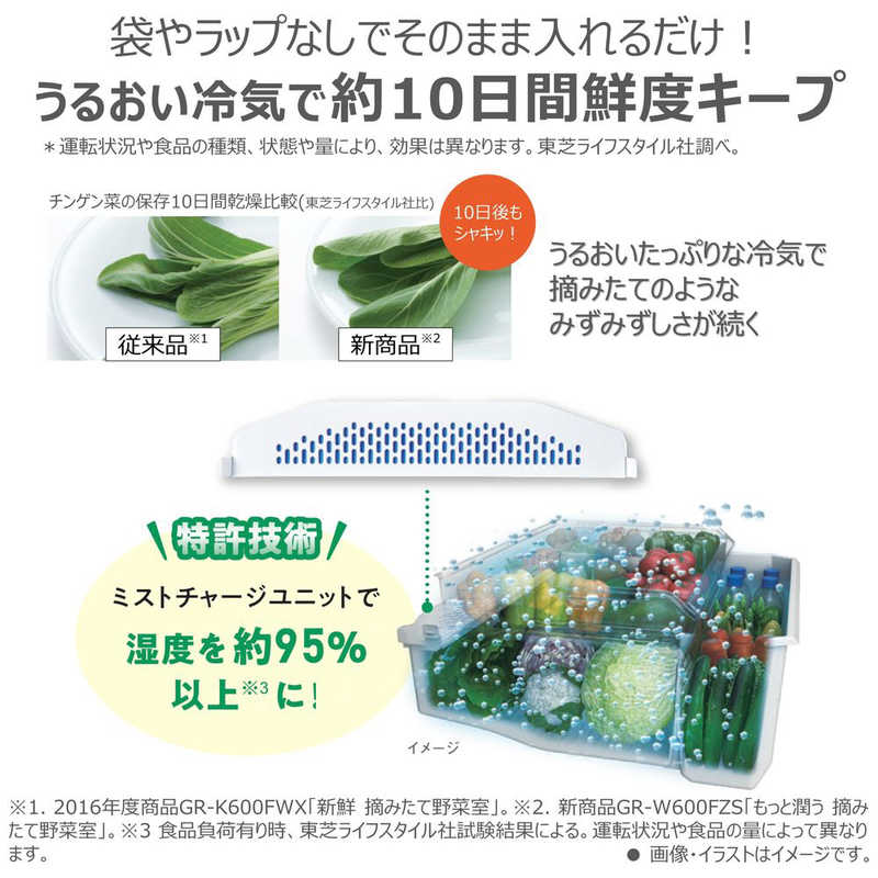 東芝　TOSHIBA 東芝　TOSHIBA 冷蔵庫 5ドア 452L 左開き VEGETA ベジータ GTシリーズ 幅60cm フロストグレージュ GR-Y450GTL-TH GR-Y450GTL-TH