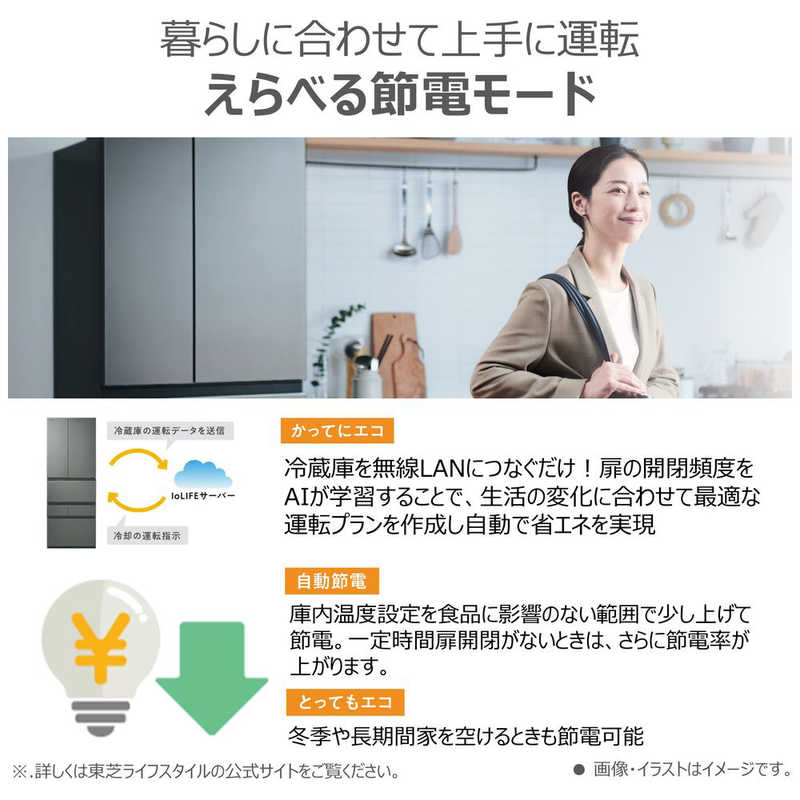 東芝　TOSHIBA 東芝　TOSHIBA 冷蔵庫 5ドア 452L 左開き VEGETA ベジータ GTシリーズ 幅60cm フロストグレージュ GR-Y450GTL-TH GR-Y450GTL-TH