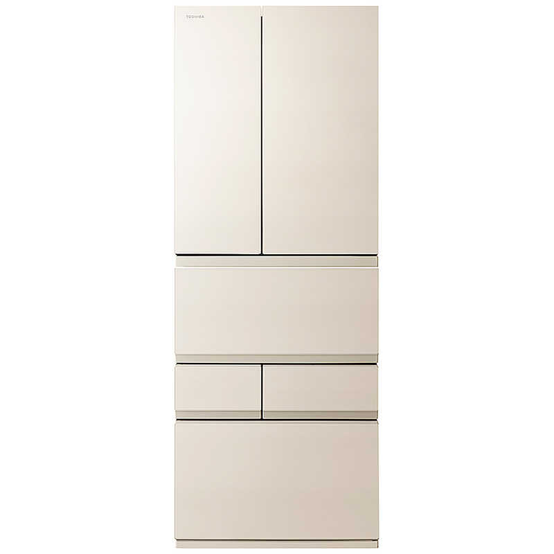 東芝　TOSHIBA 東芝　TOSHIBA 冷蔵庫 6ドア 551L フレンチドア(観音開き) VEGETA ベジータ FZシリーズ 幅68.5cm グレインアイボリー GR-Y550FZ-UC GR-Y550FZ-UC