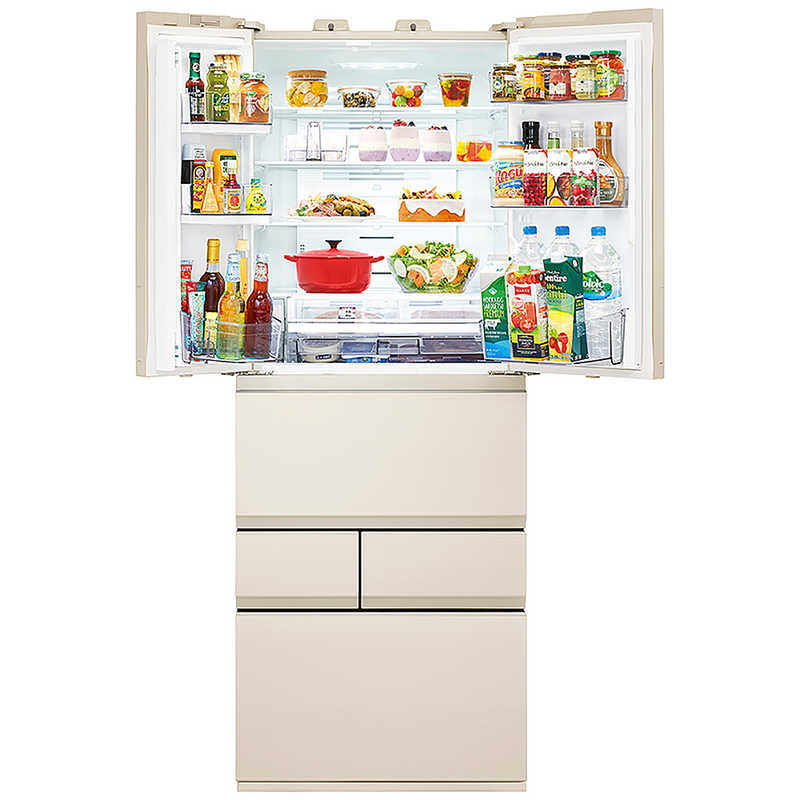 東芝　TOSHIBA 東芝　TOSHIBA 冷蔵庫 6ドア 551L フレンチドア(観音開き) VEGETA ベジータ FZシリーズ 幅68.5cm グレインアイボリー GR-Y550FZ-UC GR-Y550FZ-UC
