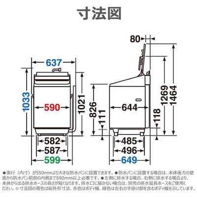 東芝 TOSHIBA 全自動洗濯機 洗濯10.0kg ZABOON グランホワイト AW