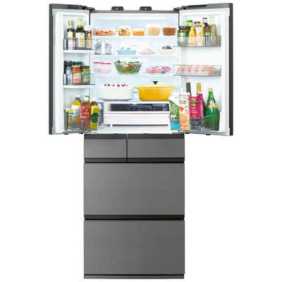 TOSHIBA 冷凍冷蔵庫 両開き 6ドア 大容量 ★2022年製 ハイグレード 東芝 TOSHIBA 冷蔵庫 6ドア 535L フレンチドア(観音開き) FREEZA
