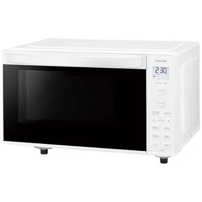 東芝 TOSHIBA 電子レンジ 17L フラット 縦開き ヘルツフリー ホワイト