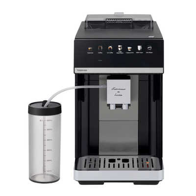東芝 TOSHIBA 全自動エスプレッソ&ラテマシン ミル付き ブラック ELM