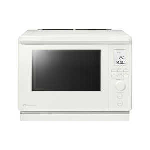 ���� TOSHIBA �p�M���X�`�[���I�[�u�������W 30L �t���b�g �Ηq�h�[�� �㉺�q�[�^�[�� �n�C�A���O���ԊO���Z���T�[ �~���L�[�z���C�g ER-D100C-W