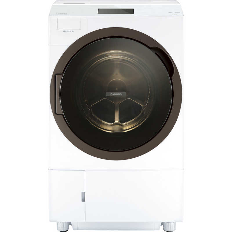 東芝　TOSHIBA 東芝　TOSHIBA ドラム式洗濯乾燥機 ZABOON ザブーン 洗濯12.0kg 乾燥7.0kg ヒートポンプ乾燥 (左開き) 温水洗浄 TW-127X8L-W グランホワイト TW-127X8L-W グランホワイト