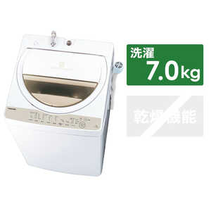 東芝　TOSHIBA 全自動洗濯機 ZABOON ザブーン 洗濯7.0kg AW-7G8BK-W グランホワイト
