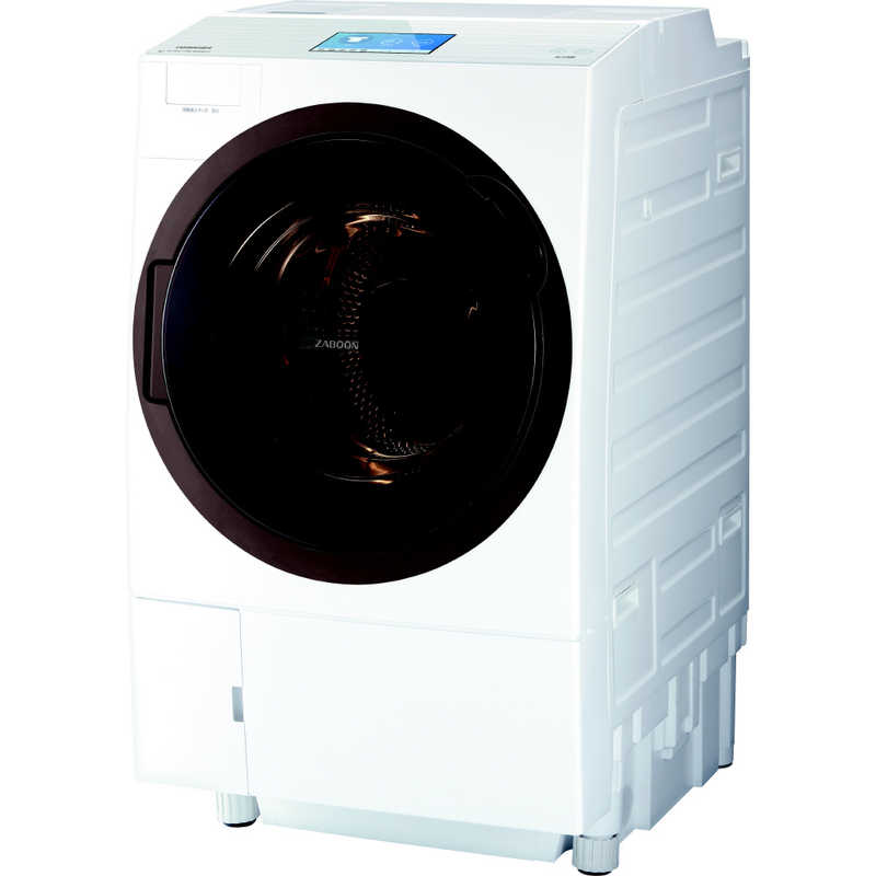 東芝　TOSHIBA 東芝　TOSHIBA ドラム式洗濯乾燥機 ZABOON ザブーン 洗濯12.0kg 乾燥7.0kg ヒートポンプ乾燥 (右開き) 温水洗浄 TW-127X8BKR-W グランホワイト TW-127X8BKR-W グランホワイト
