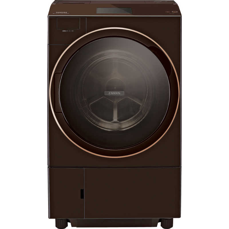 東芝　TOSHIBA 東芝　TOSHIBA ドラム式洗濯乾燥機 ZABOON ザブーン 洗濯12.0kg 乾燥7.0kg ヒートポンプ乾燥 (左開き)  温水洗浄 TW-127X9L-T グレインブラウン TW-127X9L-T グレインブラウン