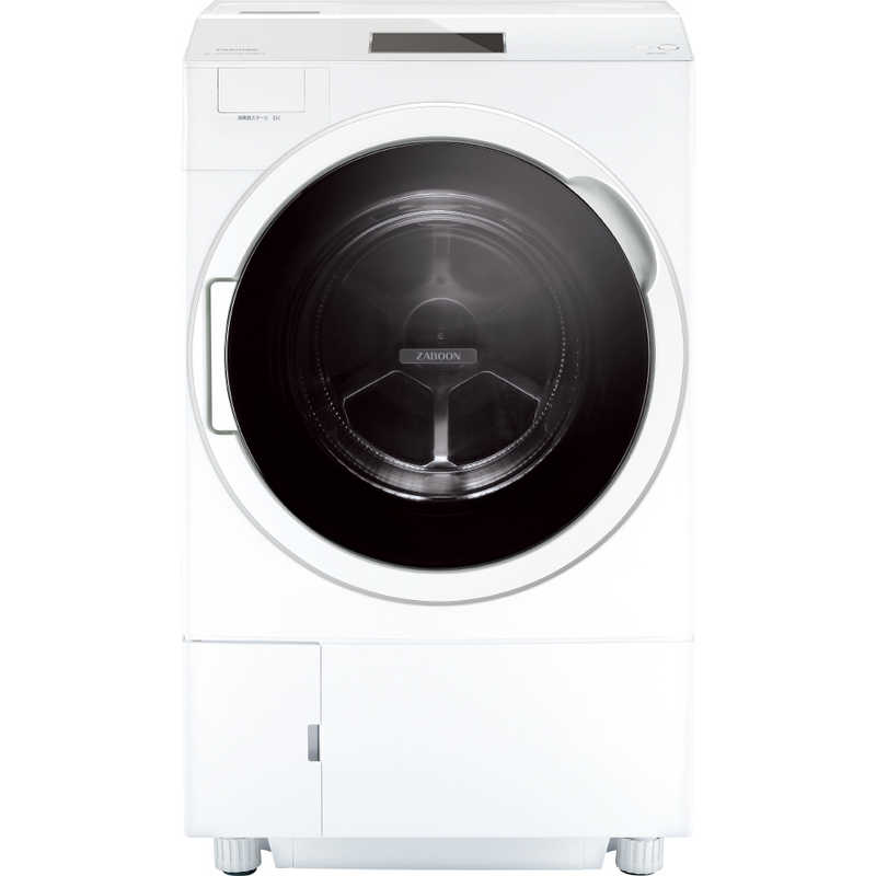 東芝　TOSHIBA 東芝　TOSHIBA ドラム式洗濯乾燥機 ZABOON ザブーン 洗濯12.0kg 乾燥7.0kg ヒートポンプ乾燥 (右開き) TW-127X9R-W グランホワイト TW-127X9R-W グランホワイト