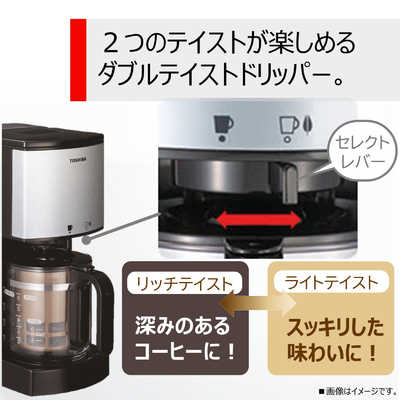 東芝 TOSHIBA コーヒーメーカー HCD‐6MJ(K)(ブラック) の通販